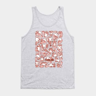 Red Panda spread Tank Top